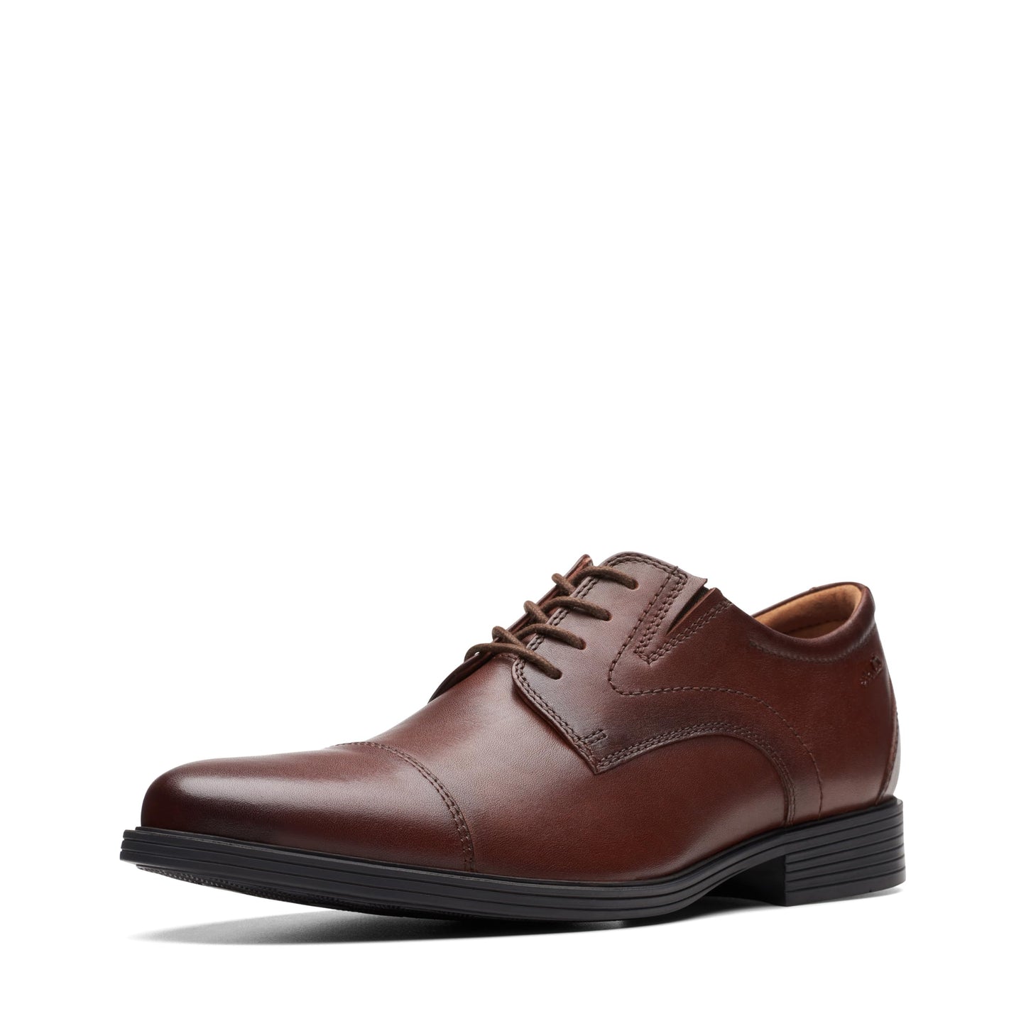 Leather Cap Toe Oxford Dress Shoes Lace Up Formal