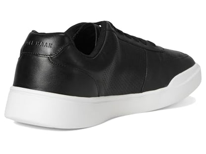 Perforated Leather Sneakers Lace Up Casual Comfort Walking