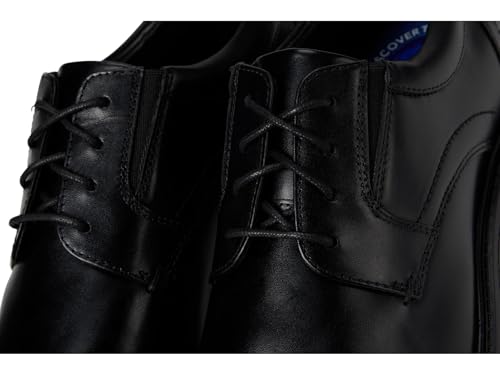 Leather Oxford Derby Shoes Plain Toe Lace Up