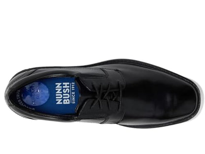 Leather Oxford Derby Shoes Plain Toe Lace Up