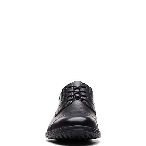 Leather Cap Toe Oxford Dress Shoes Lace Up Formal