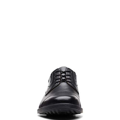 Leather Cap Toe Oxford Dress Shoes Lace Up Formal