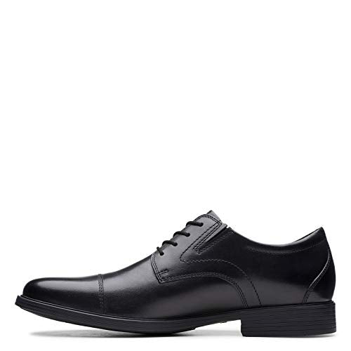 Leather Cap Toe Oxford Dress Shoes Lace Up Formal