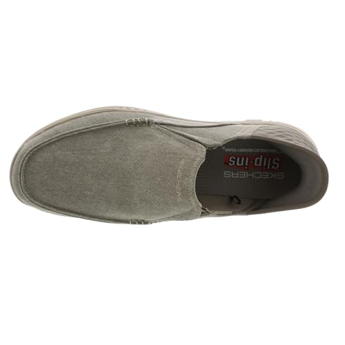 Skechers Men's USA Expected - Cayson Moc Toe Canvas Slip-Ins