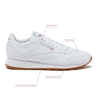 Classic Leather Sneakers Casual Lace Up Comfort