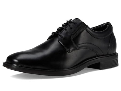 Leather Oxford Derby Shoes Plain Toe Lace Up