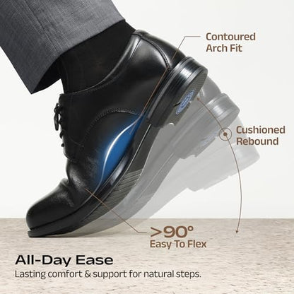 Classic Leather Oxford Dress Shoes Lace Up Business Formal