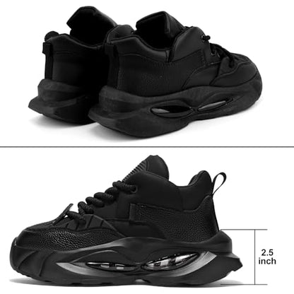 Chunky Platform Sneakers Slip Resistant Casual Walking Shoes