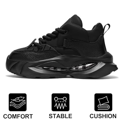 Chunky Platform Sneakers Slip Resistant Casual Walking Shoes