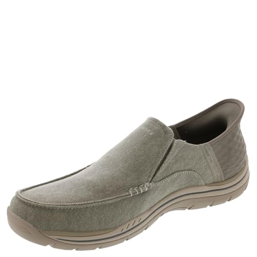 Skechers Men's USA Expected - Cayson Moc Toe Canvas Slip-Ins