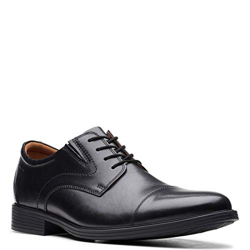 Leather Cap Toe Oxford Dress Shoes Lace Up Formal