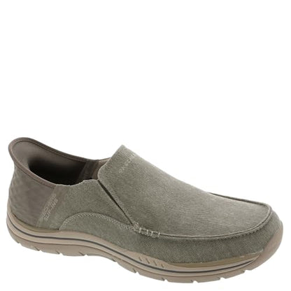 Skechers Men's USA Expected - Cayson Moc Toe Canvas Slip-Ins