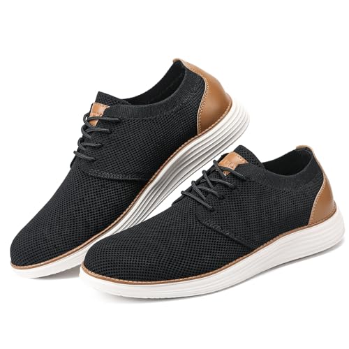Men’s Breathable Dress Sneakers Casual Oxford Shoes