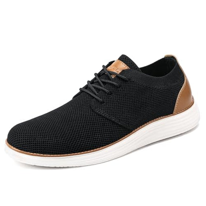 Men’s Breathable Dress Sneakers Casual Oxford Shoes