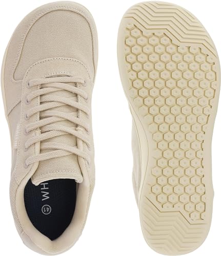 Wide Barefoot Sneakers Canvas Zero Drop Minimalist Shoes