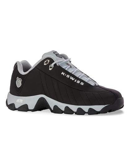 Leather Tennis Sneakers Wide Fit Cushion Walking Shoes