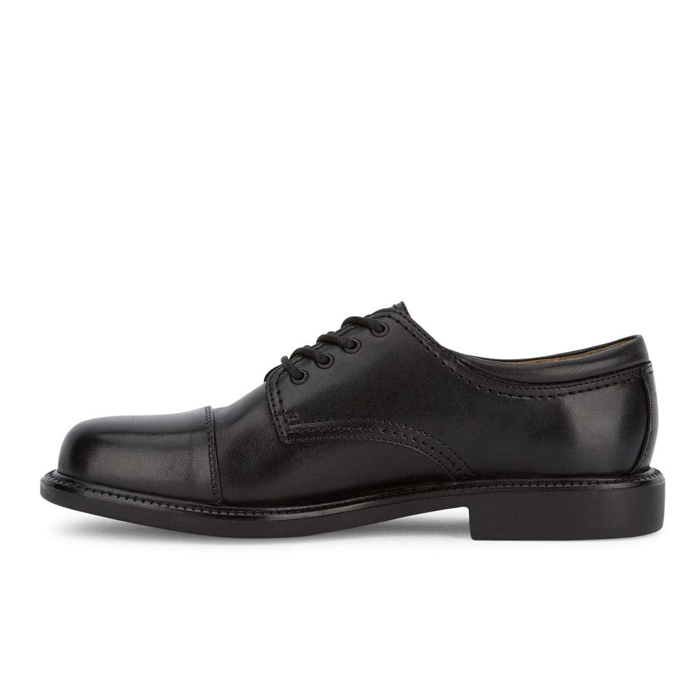 Leather Cap Toe Oxford Dress Shoes Casual Lace Up