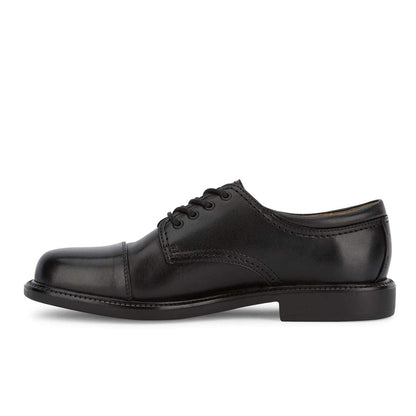 Leather Cap Toe Oxford Dress Shoes Casual Lace Up