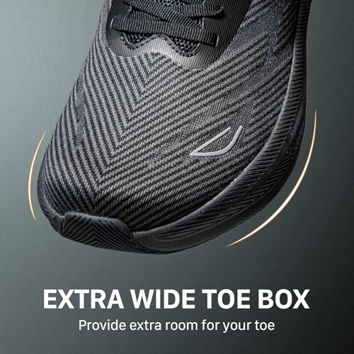 Lightweight Breathable Mesh Running Sneakers Wide Toe