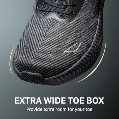 Lightweight Breathable Mesh Running Sneakers Wide Toe