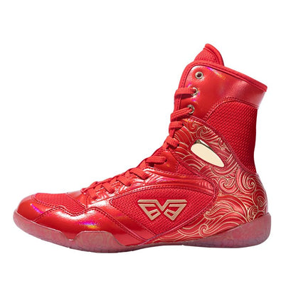 Men’s High-Top Boxing Shoes Lightweight Breathable Training