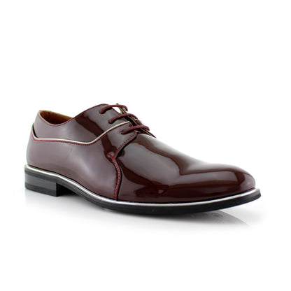Classic Leather Derby Oxford Dress Shoes Lace Up