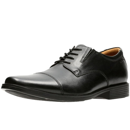 Classic Leather Cap Toe Oxford Dress Shoes Lace Up