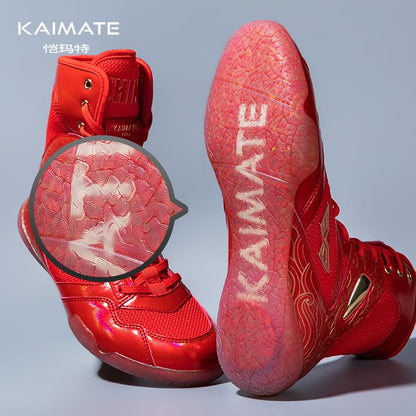 Men’s High-Top Boxing Shoes Lightweight Breathable Training