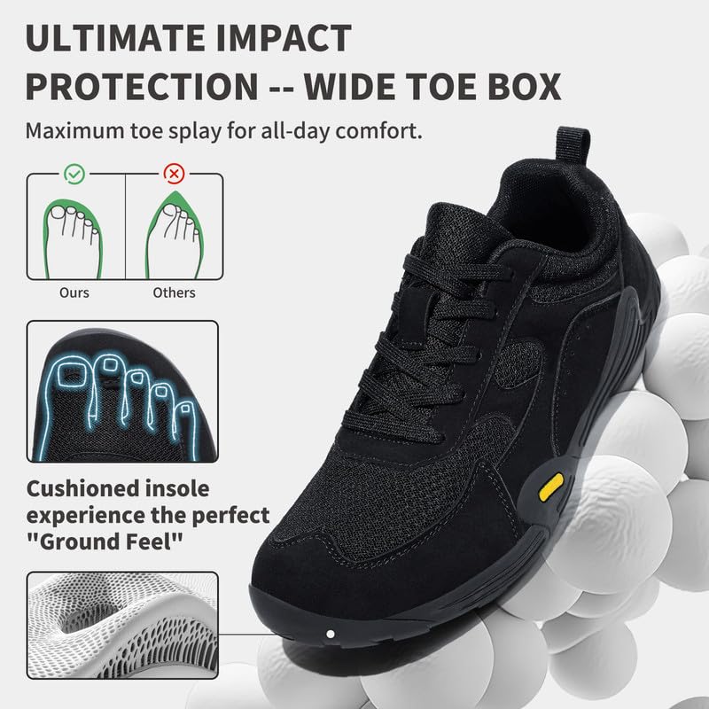 Barefoot Training Sneakers Wide Toe Zero Drop Cross Trainer