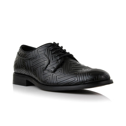 Classic Leather Derby Oxford Dress Shoes Lace Up