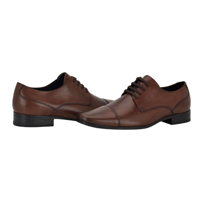 Classic Leather Oxford Dress Shoes Lace Up Round Toe