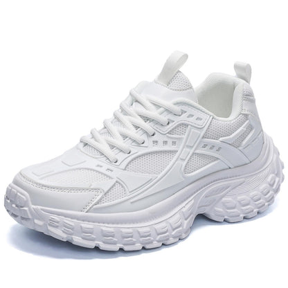 Chunky Dad Sneakers Platform Lace Up Casual Walking Shoes