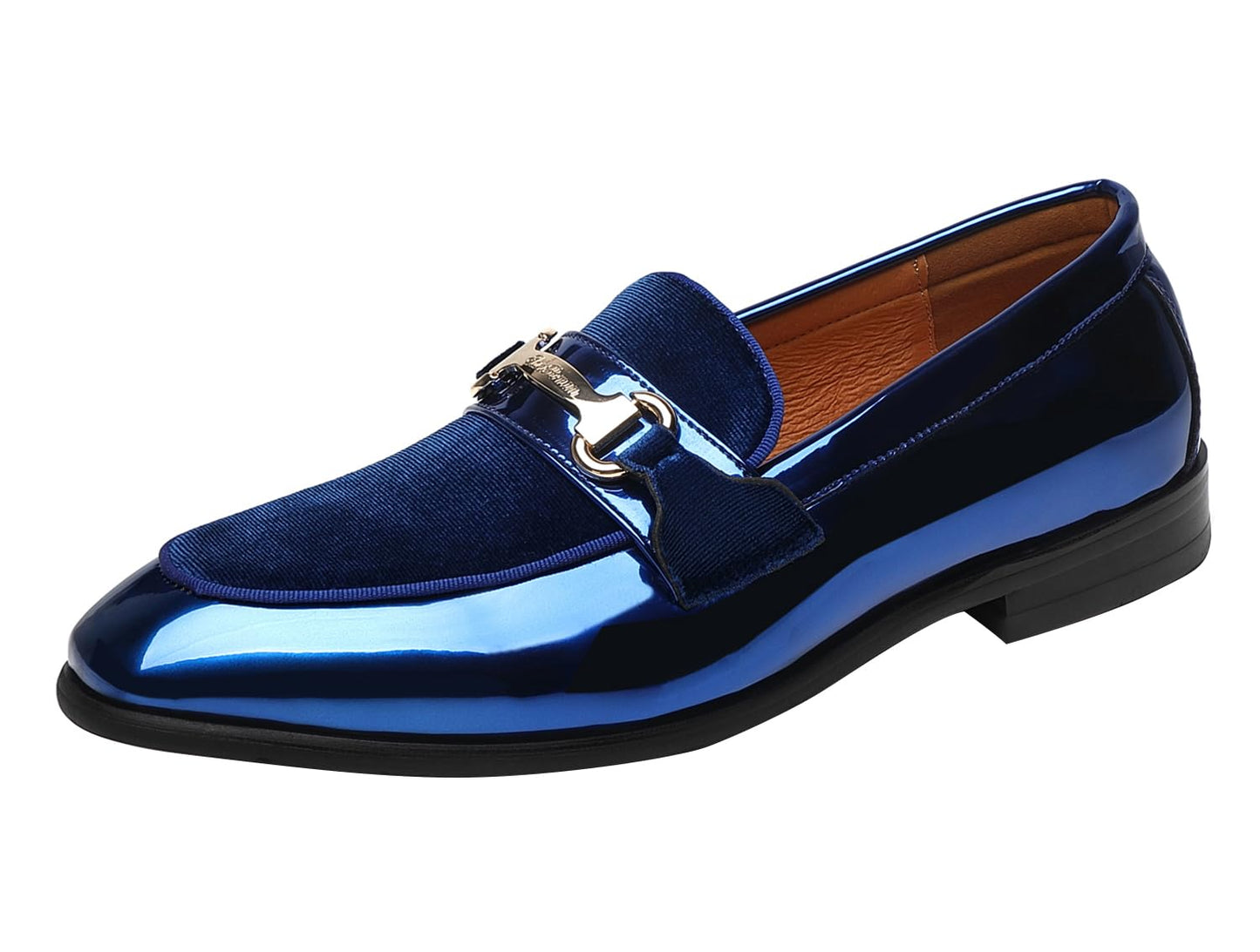Patent Velvet Penny Loafers Dress Shoes Formal Slip On