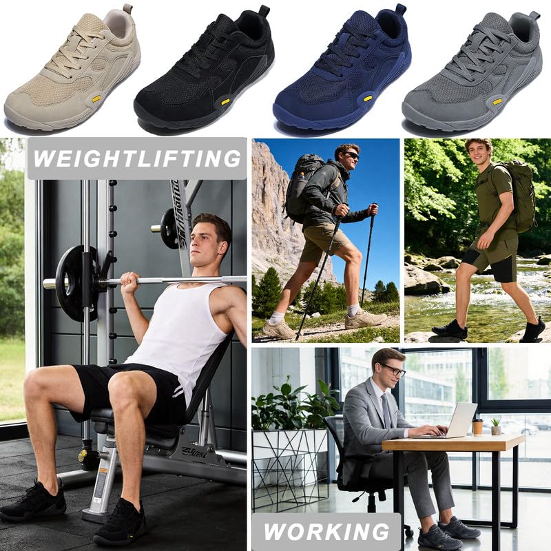 Barefoot Training Sneakers Wide Toe Zero Drop Cross Trainer