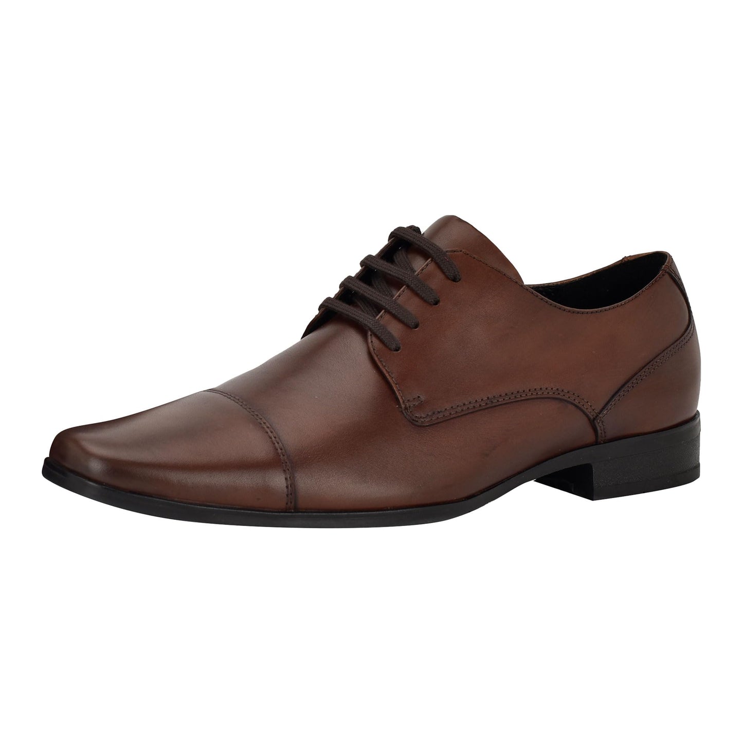 Classic Leather Oxford Dress Shoes Lace Up Round Toe