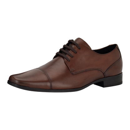 Classic Leather Oxford Dress Shoes Lace Up Round Toe