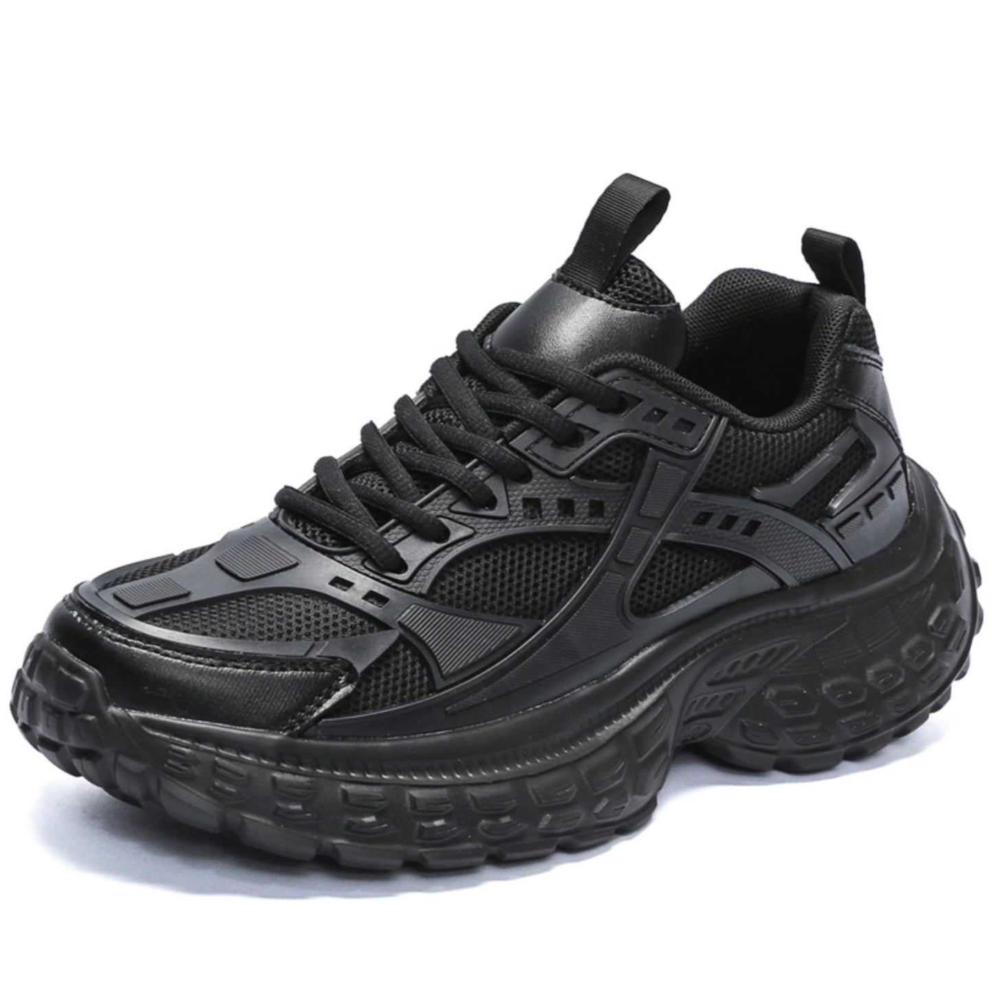 Chunky Dad Sneakers Platform Lace Up Casual Walking Shoes
