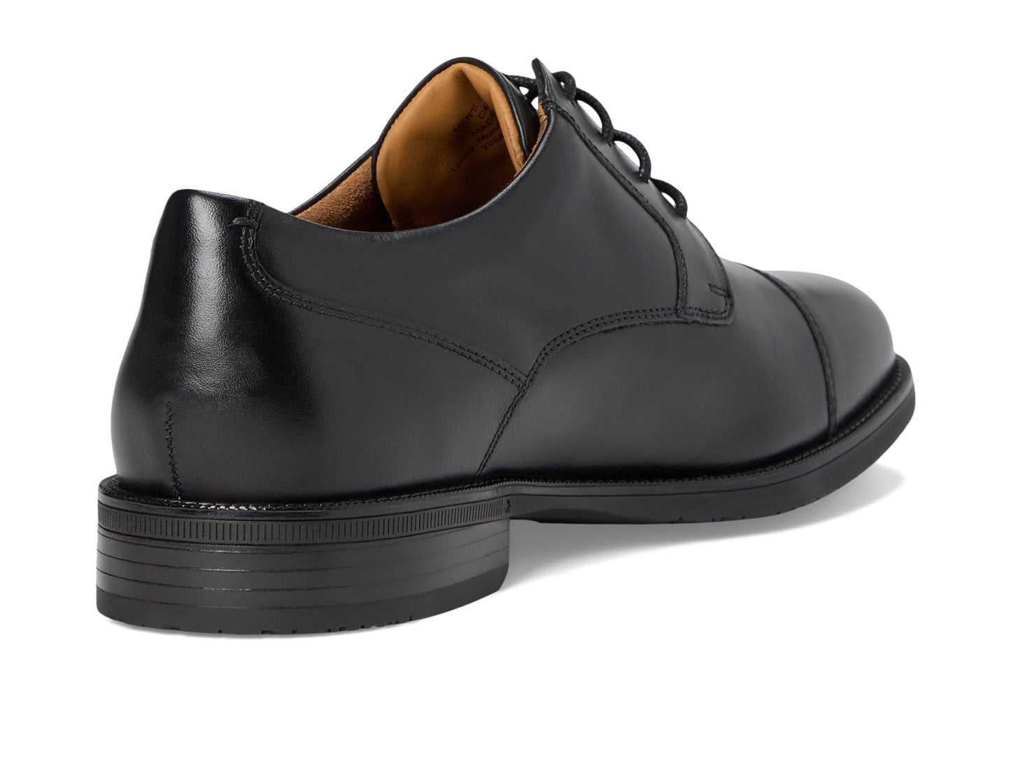 Leather Cap Toe Oxford Dress Shoes Lace Up Formal
