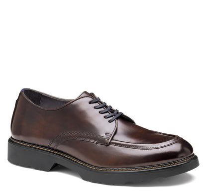 Johnston & Murphy Men's Huxley Moc Toe Derby Lace Up Oxford