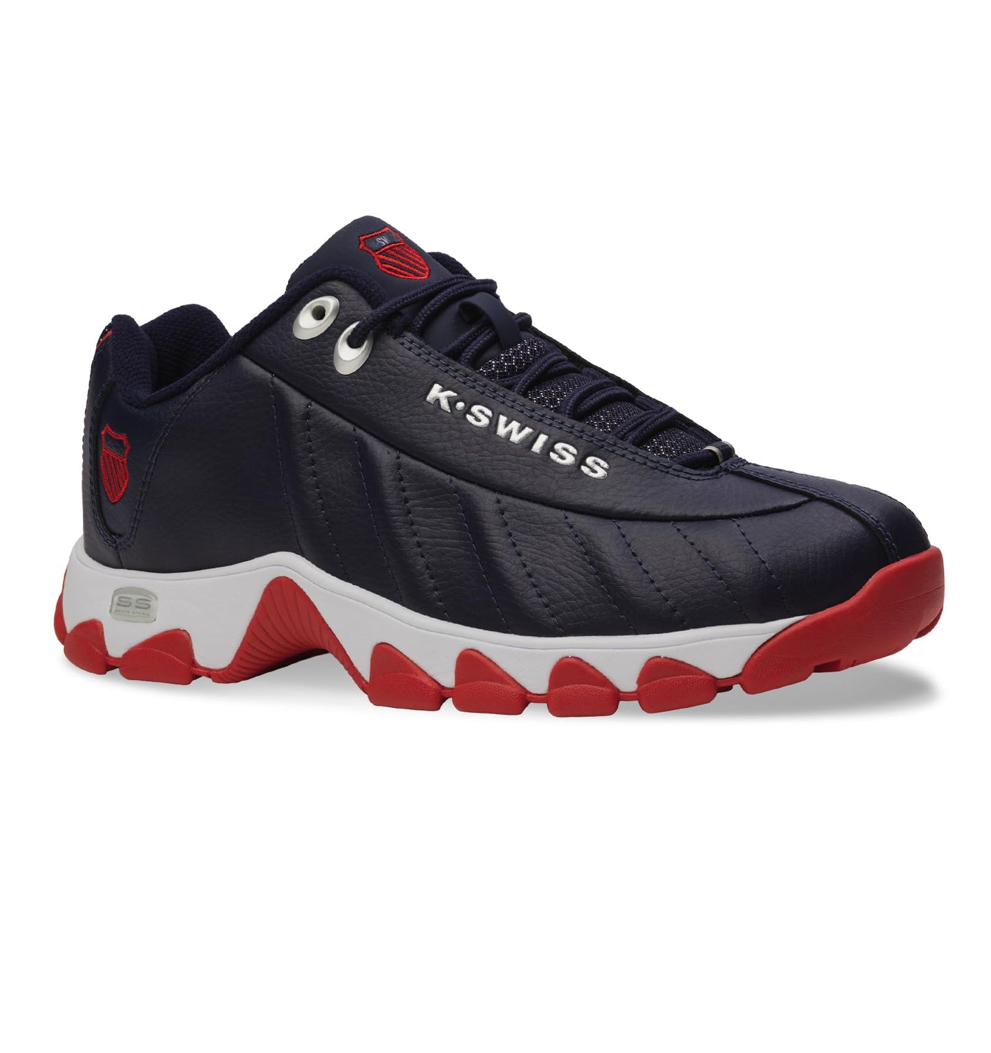 Leather Tennis Sneakers Wide Fit Cushion Walking Shoes