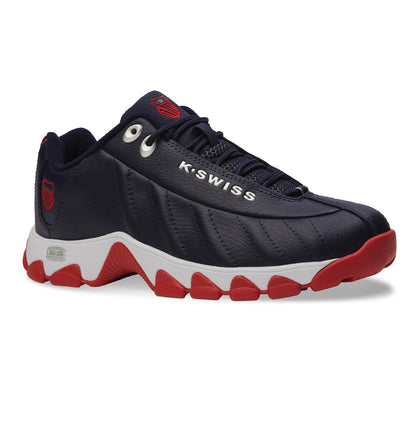 Leather Tennis Sneakers Wide Fit Cushion Walking Shoes