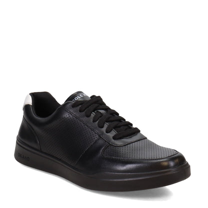 Perforated Leather Sneakers Lace Up Casual Comfort Walking