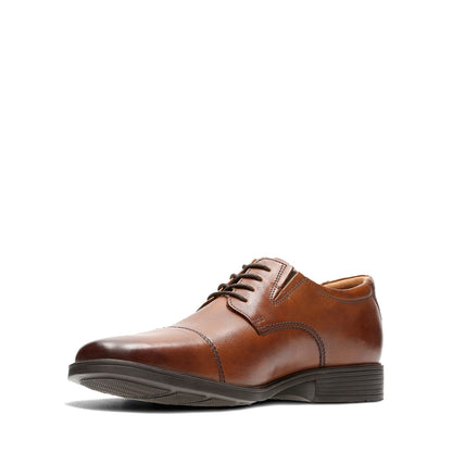 Classic Leather Cap Toe Oxford Dress Shoes Lace Up