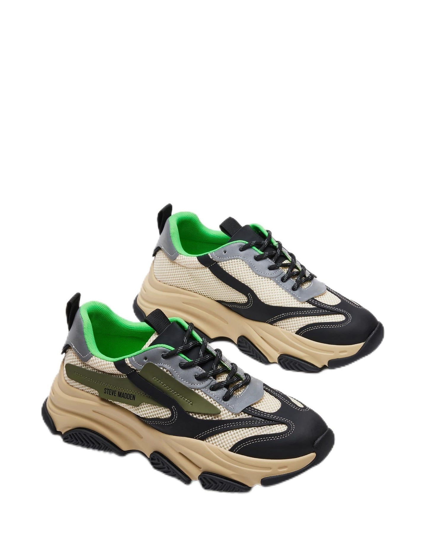 Chunky Platform Sneakers Lace Up Casual Fashion Shoes