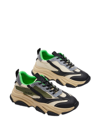 Chunky Platform Sneakers Lace Up Casual Fashion Shoes