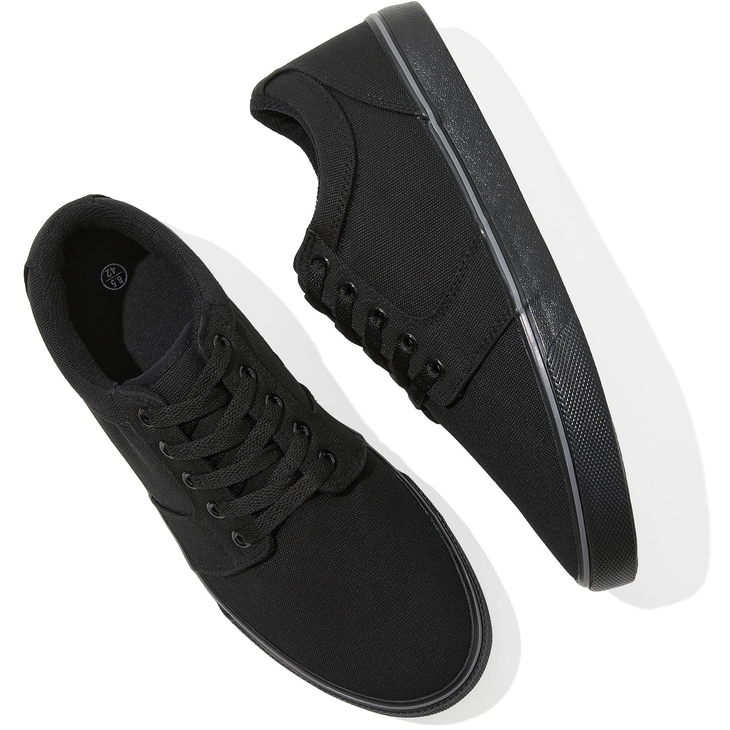 Men’s Low-Top Canvas Sneakers Casual Lace-Up Shoes