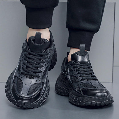 Chunky Dad Sneakers Platform Lace Up Casual Walking Shoes