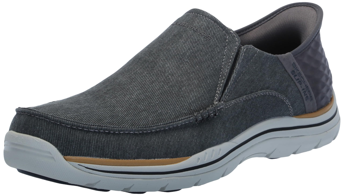 Skechers Men's USA Expected - Cayson Moc Toe Canvas Slip-Ins