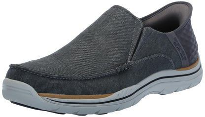 Skechers Men's USA Expected - Cayson Moc Toe Canvas Slip-Ins