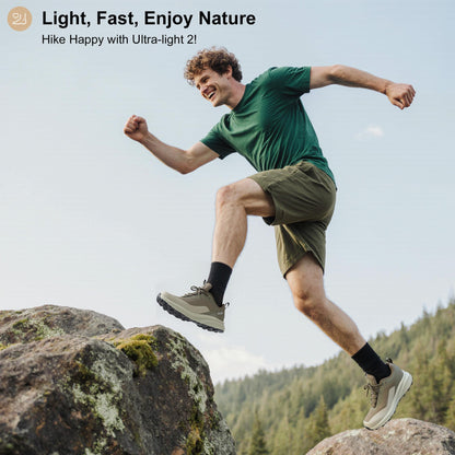 Men’s Waterproof Hiking Shoes Lightweight Trail Outdoor
